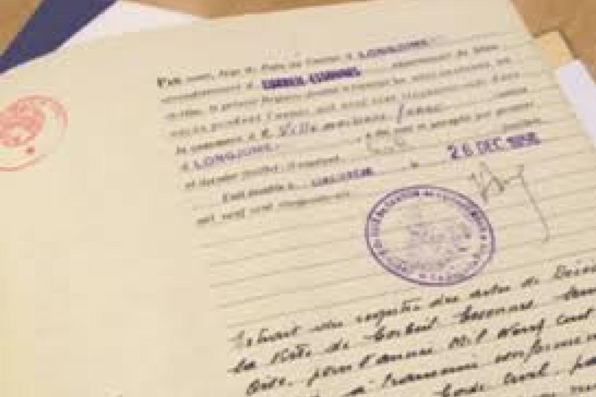 Légalisation de signature